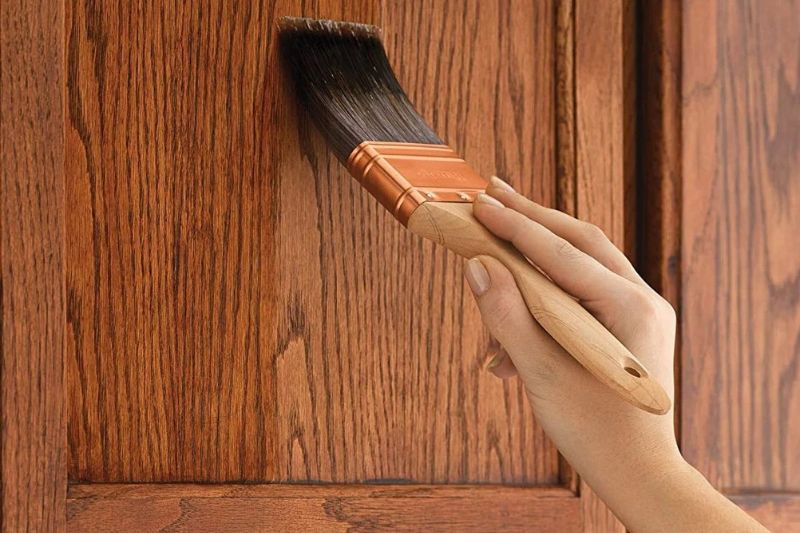 Tủ bếp gỗ mdf sơn PU mang lại một lớp hoàn thiện bóng loáng