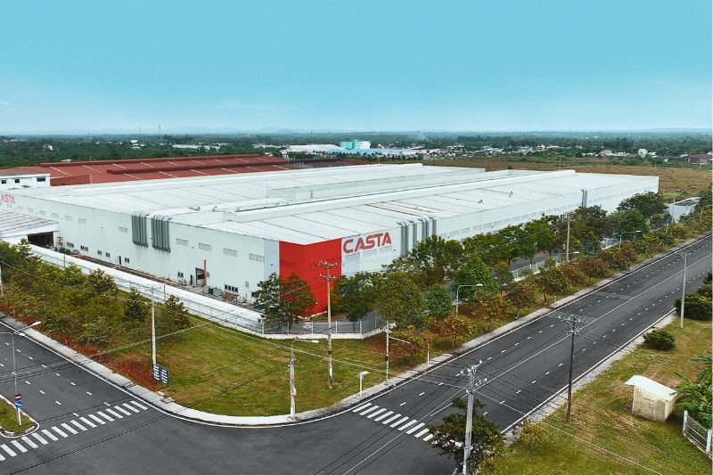 Casta với hai nhà máy sản xuất diện tích 100.000 m2