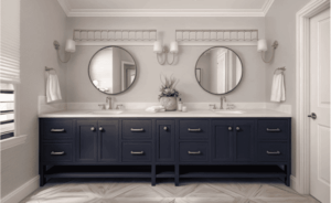 thi công tủ lavabo