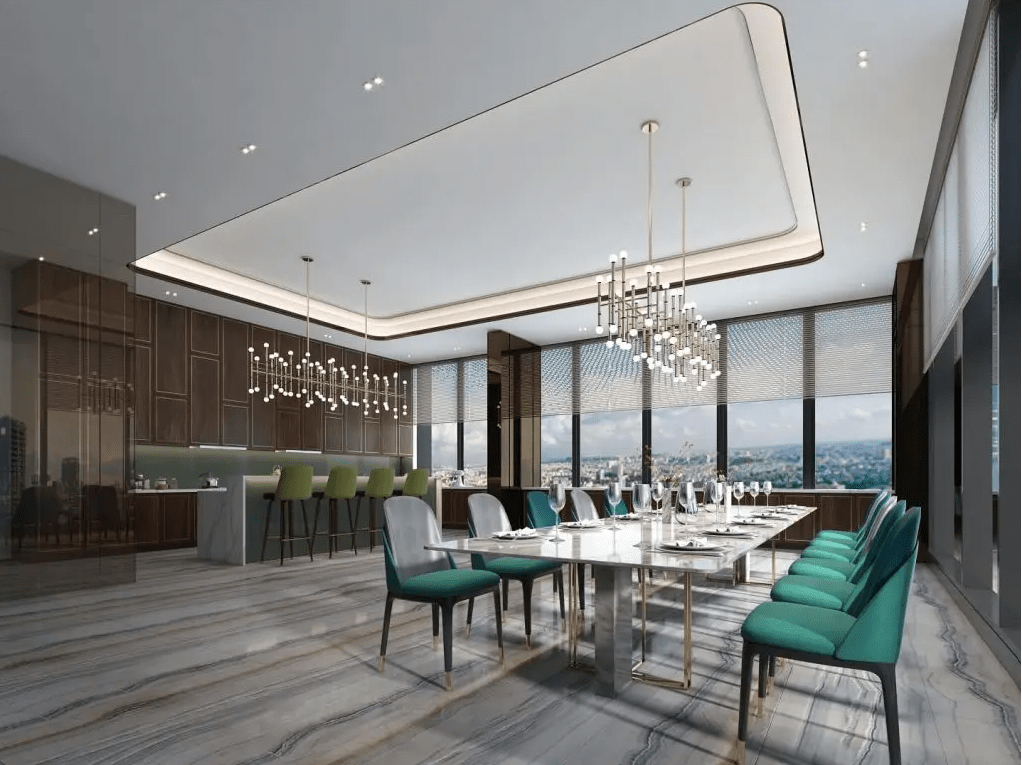 Căn hộ cao cấp MarQ do Casta thi công tủ bếp