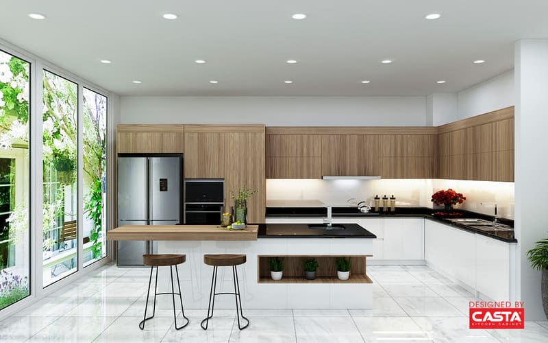 Thiết kế tủ bếp tại Casta