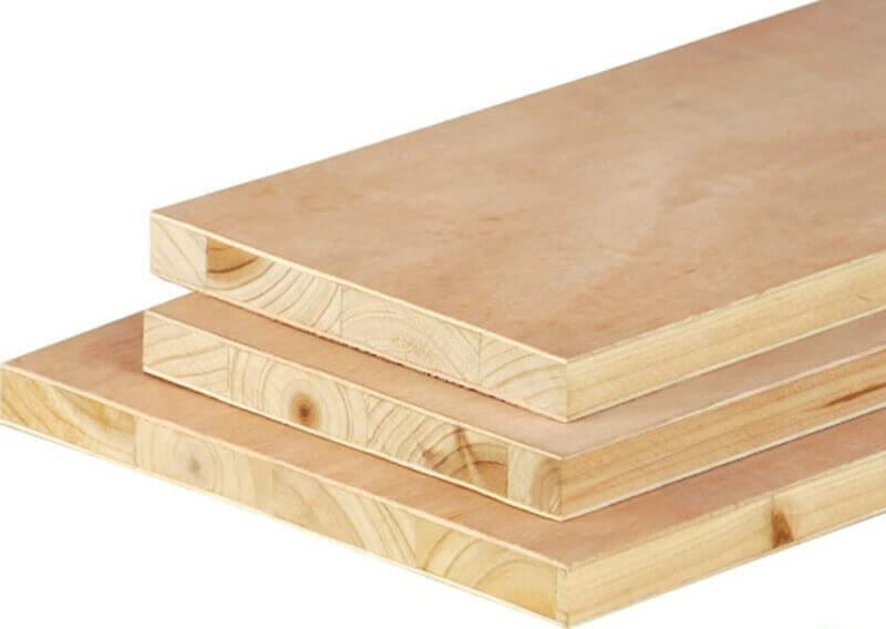 Cấu trúc gỗ Plywood ép chéo, giúp tăng độ bền và chống cong vênh