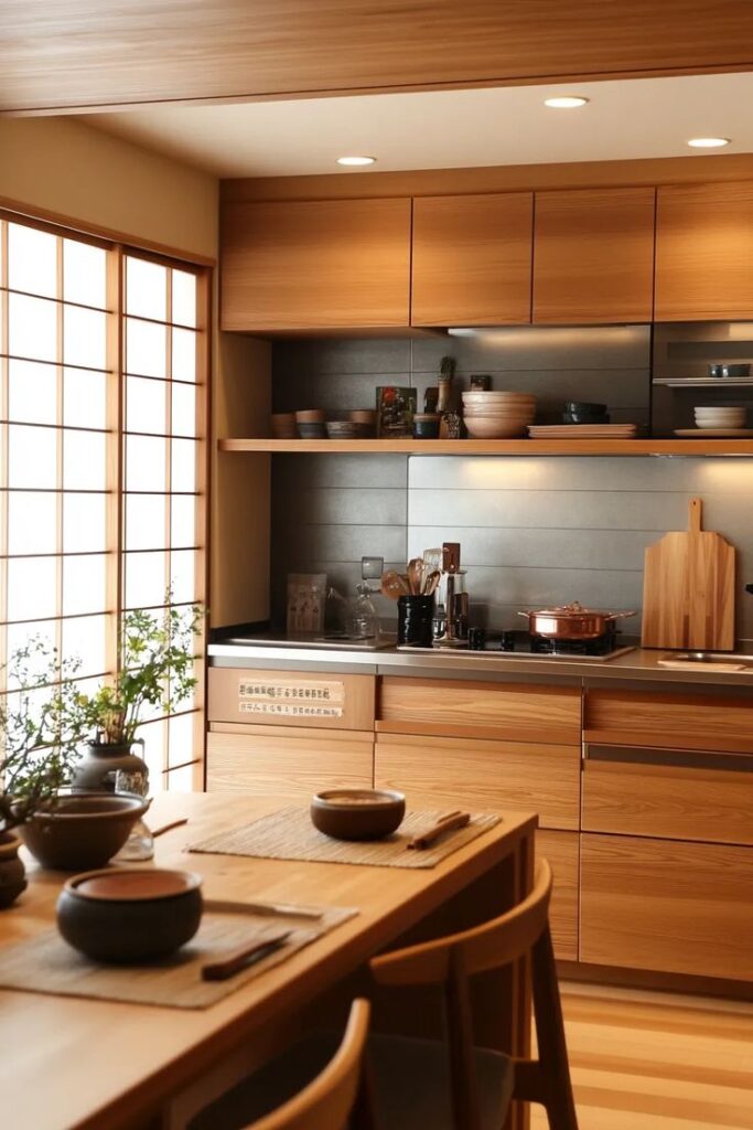 Thiết kế tủ bếp minimal Nhật – Hàn