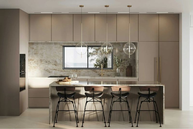 Tủ bếp Casta đạt chuẩn ván ép E1